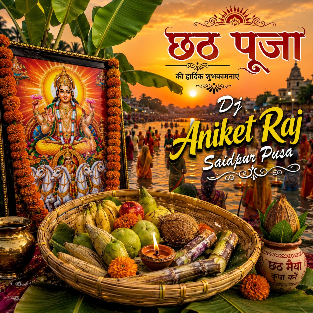 Ugee Gosaiya Chapra  Ke Ghatiya (Khesari Lal Yadav Bhojpuri Chhath Full Hard Bass New Style Mix) Dj Aniket Raj Bihar cover